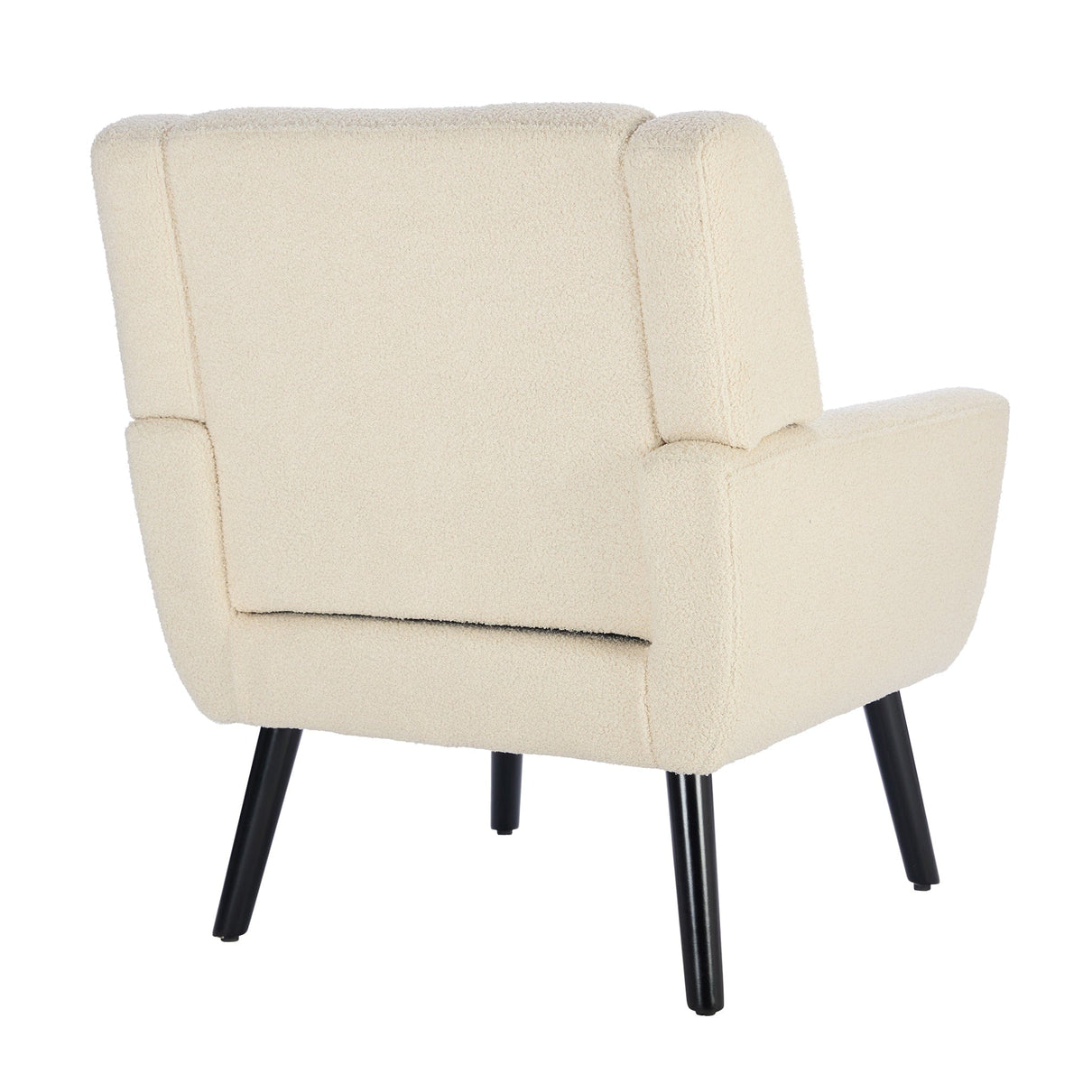 Sofa Chair Set Accent Chair Modern Soft White Velvet Upholstered Accent Chair