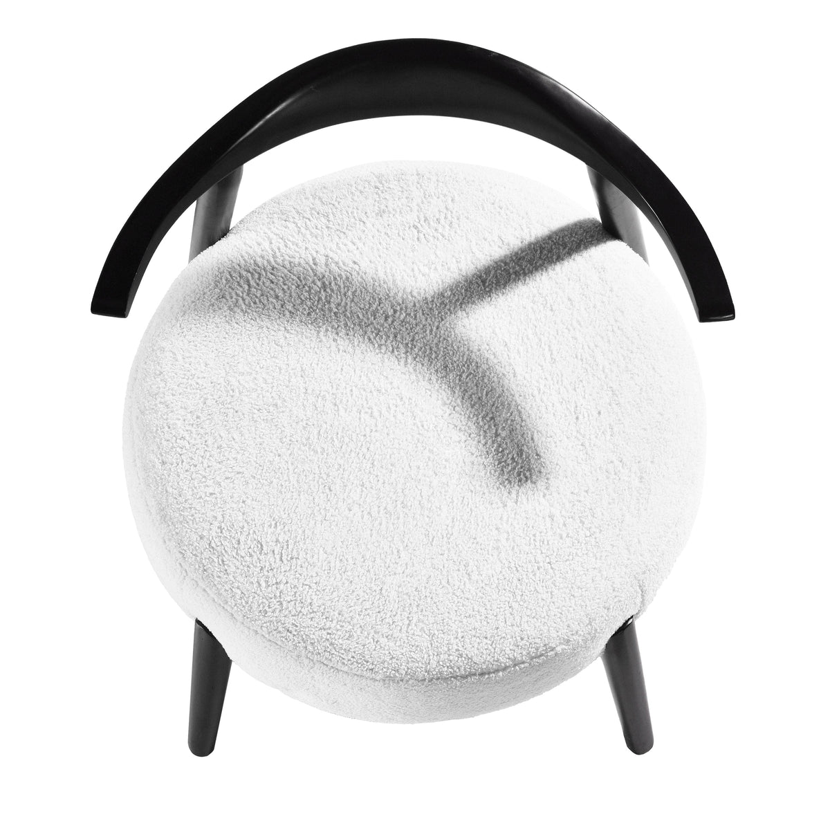 Sofa Chair Set Accent Chair Modern White Accent Chair with Birch Wood Frame