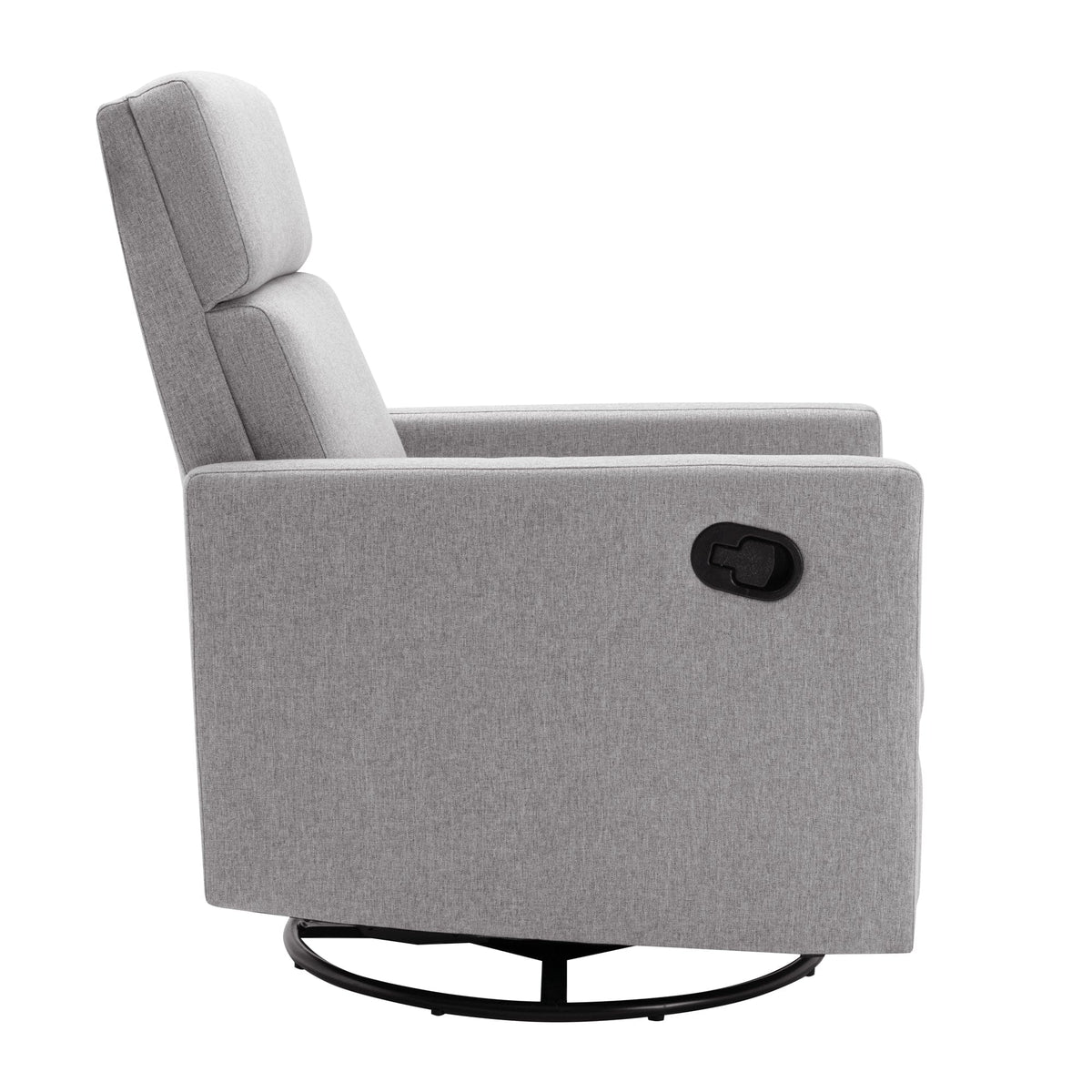 Sofa Chair Set Recliner Chair Modern Gray Upholstered Swivel Recliner Chair