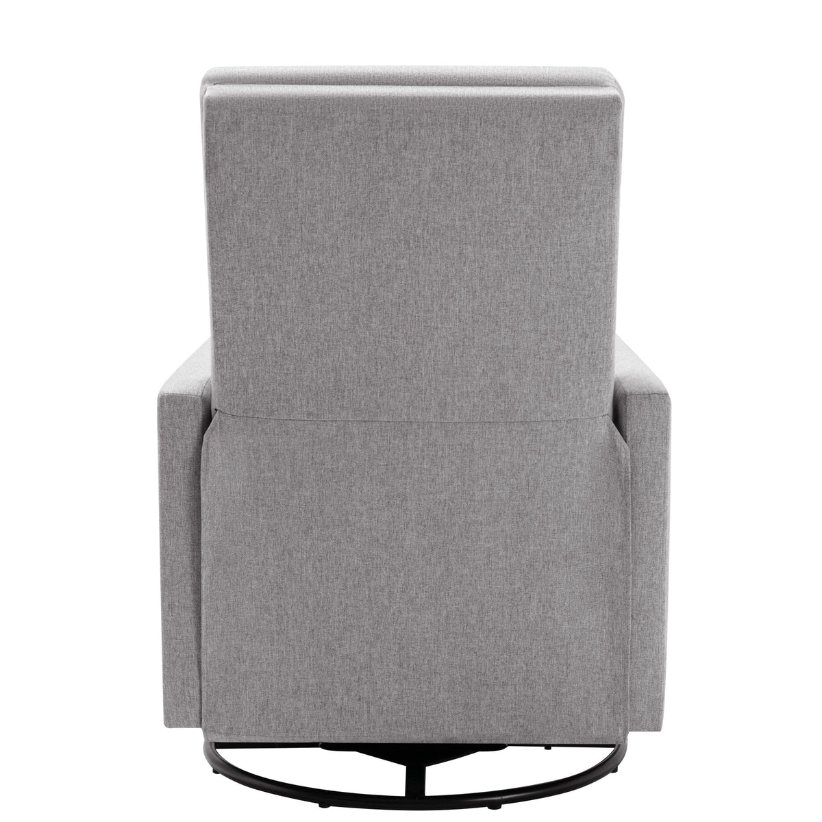 Sofa Chair Set Recliner Chair Modern Gray Upholstered Swivel Recliner Chair