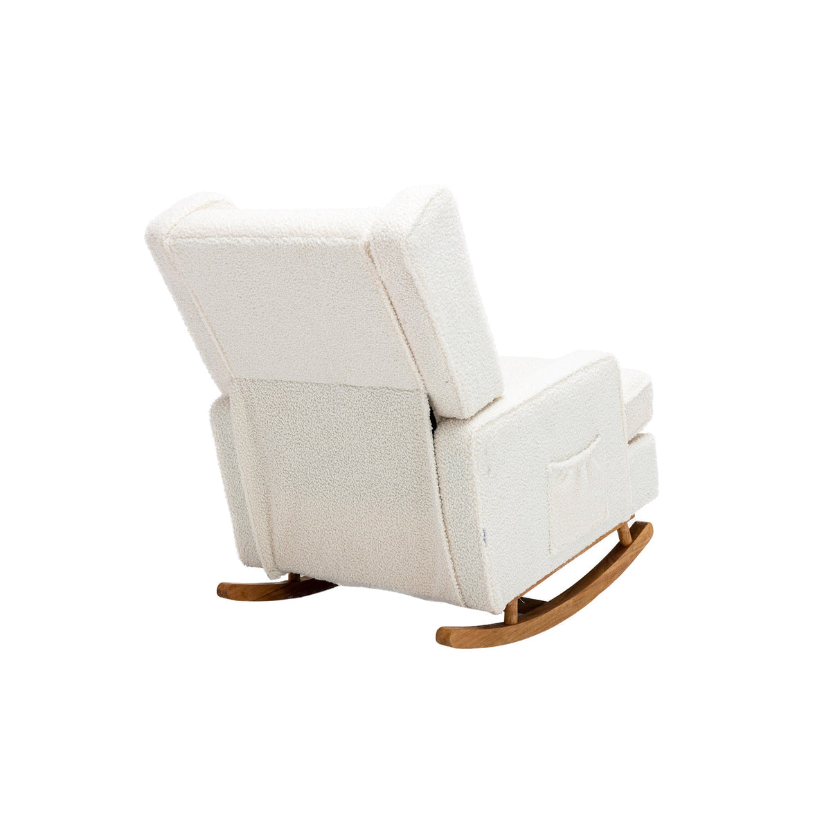 Sofa Chair Set Rocking Chair Mid-Century Modern White Teddy Rocking Chair