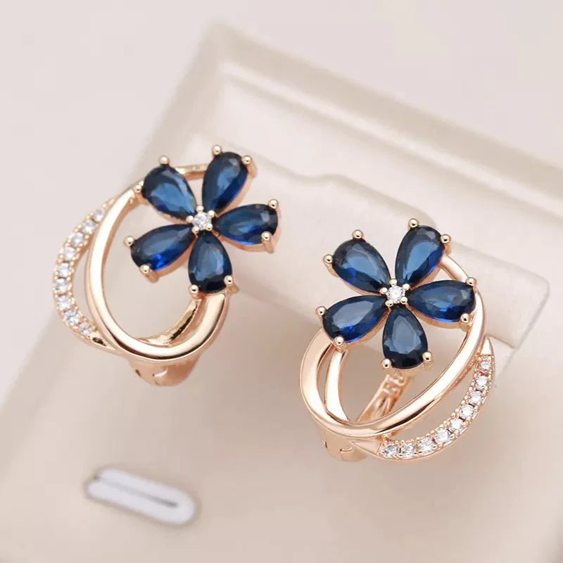 Spring aurora floral earrings 519870