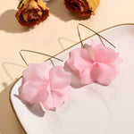 Load image into Gallery viewer, Fariba Spring Floral Hoop Earrings

