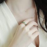 Load image into Gallery viewer, Staggering Baguette Crystal Rings
