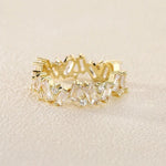 Load image into Gallery viewer, Staggering Baguette Crystal Rings
