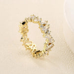 Load image into Gallery viewer, Staggering Baguette Crystal Rings
