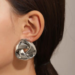 Load image into Gallery viewer, Statement Pretzel Spiral Twist Earrings
