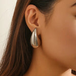 Load image into Gallery viewer, Statement Water Drop Earrings
