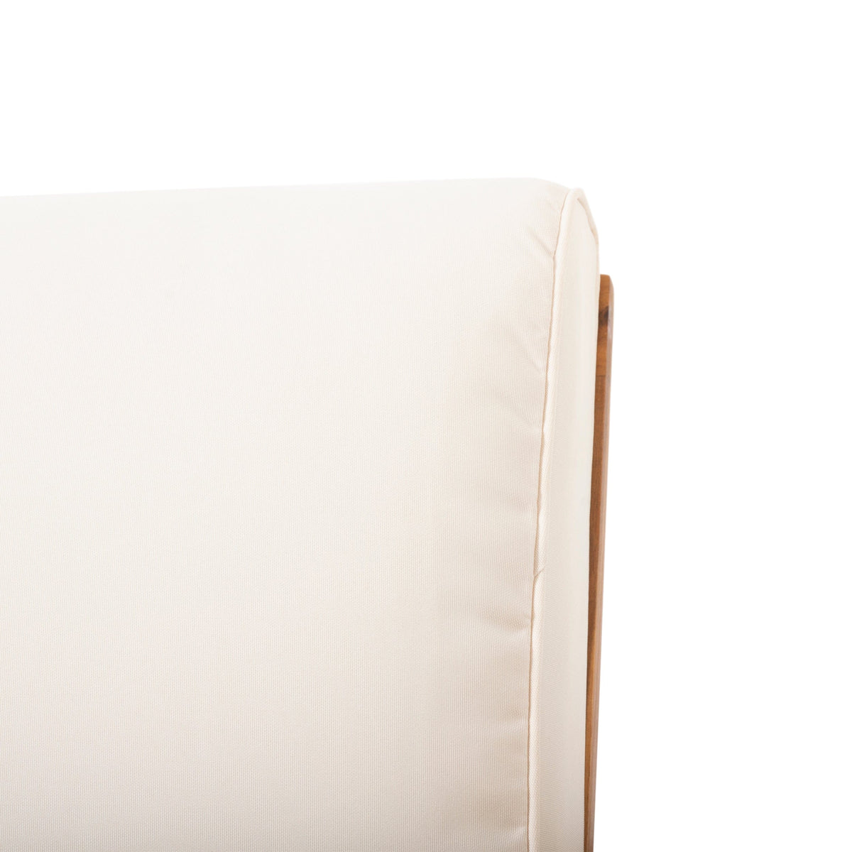 THE FURNITURE CO. Accent Chair Beige Acacia Wood Adirondack Chair