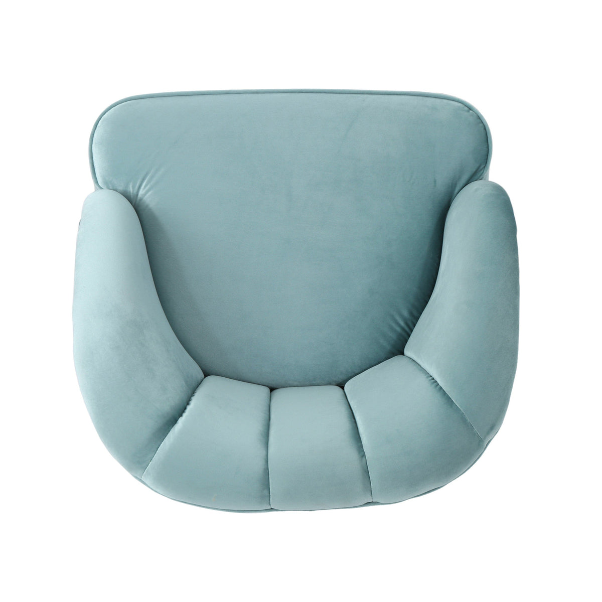 THE FURNITURE CO. Accent Chair Blue Mid-Century Modern Club Chair