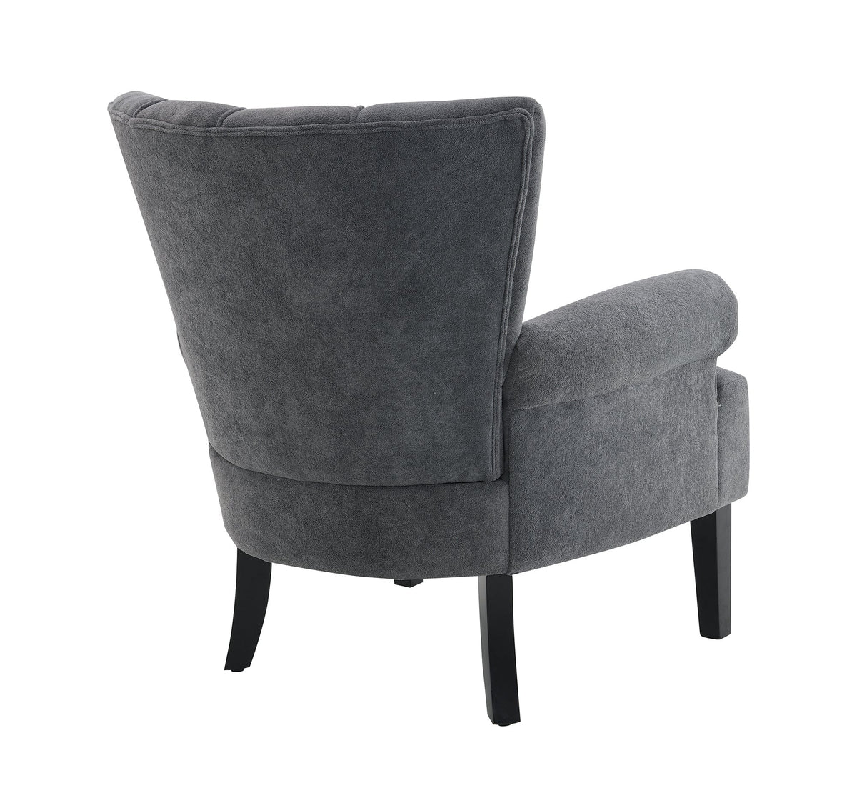 THE FURNITURE CO. Accent Chair Dark Gray Modern Accent Living Room Chairs