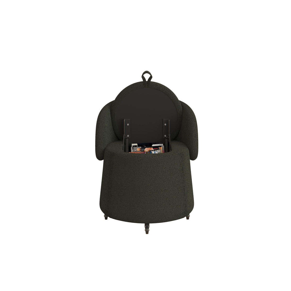 THE FURNITURE CO. Accent Chair Green Blend Versatile Multifunctional Stool