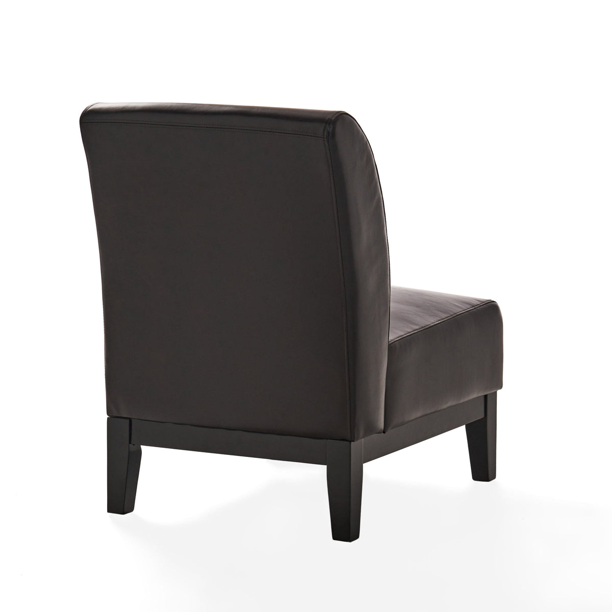 THE FURNITURE CO. Accent Chair Lennon Brown Upholstered Slipper Chair