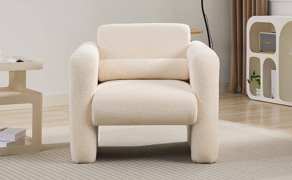 THE FURNITURE CO. Accent Chair Mataki Cream Upholstered Accent Chair
