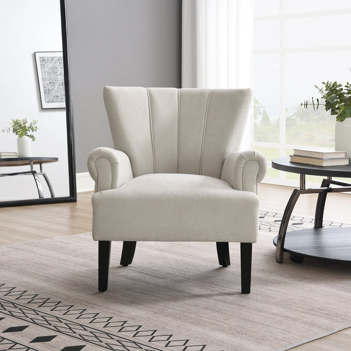 THE FURNITURE CO. Accent Chair Modern Accent Living Room Chairs