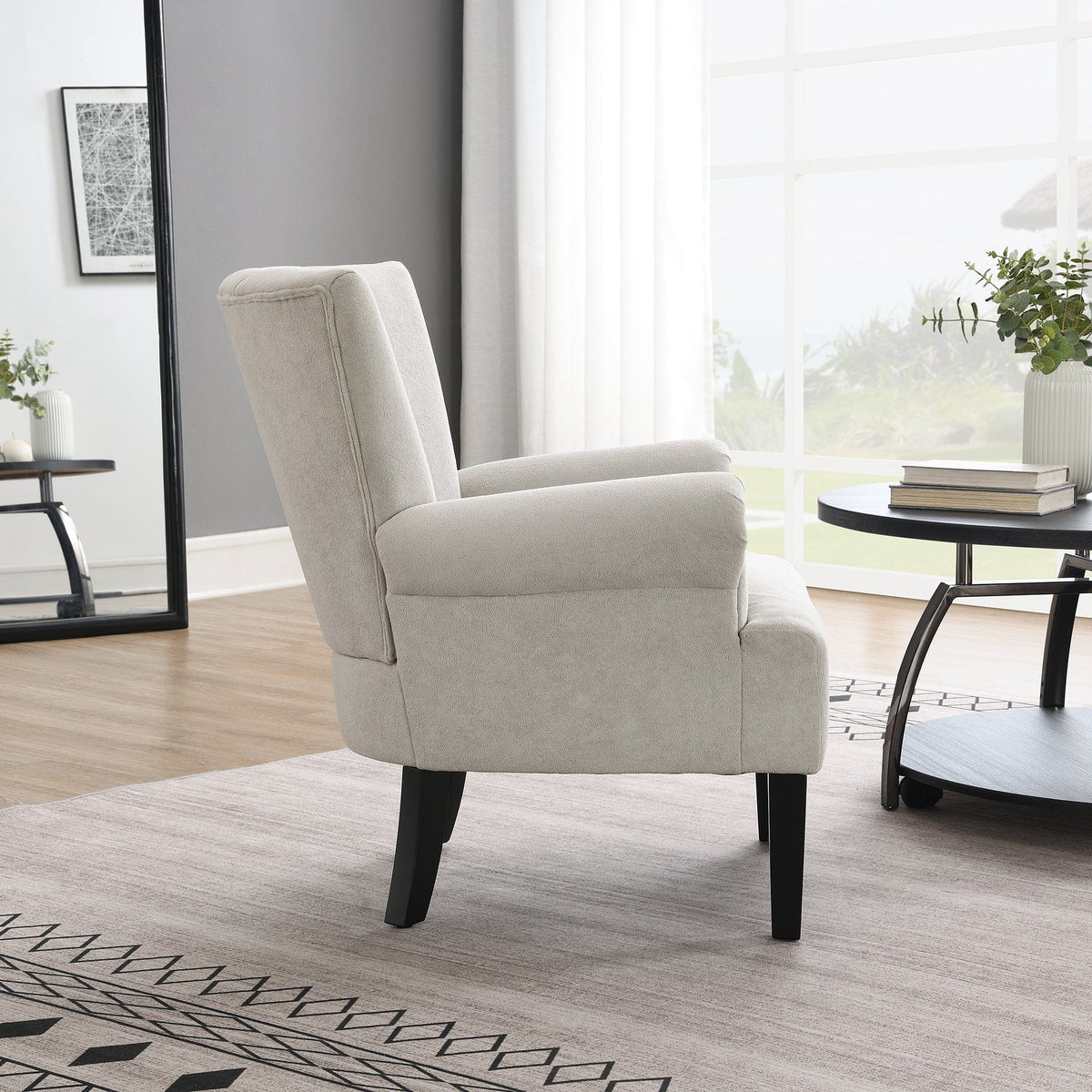 THE FURNITURE CO. Accent Chair Modern Accent Living Room Chairs