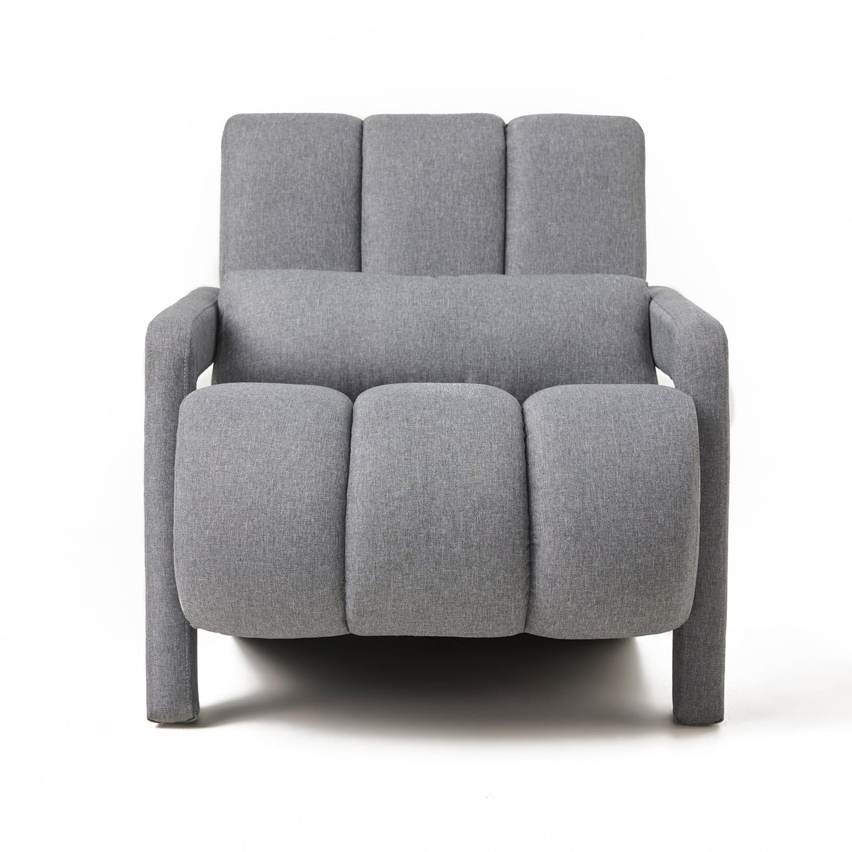 THE FURNITURE CO. Accent Chair Modern Dark Gray Upholstered Accent Chair