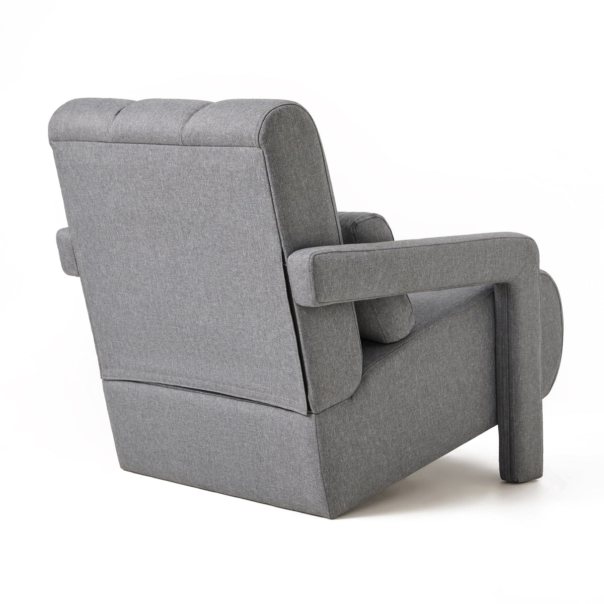 THE FURNITURE CO. Accent Chair Modern Dark Gray Upholstered Accent Chair