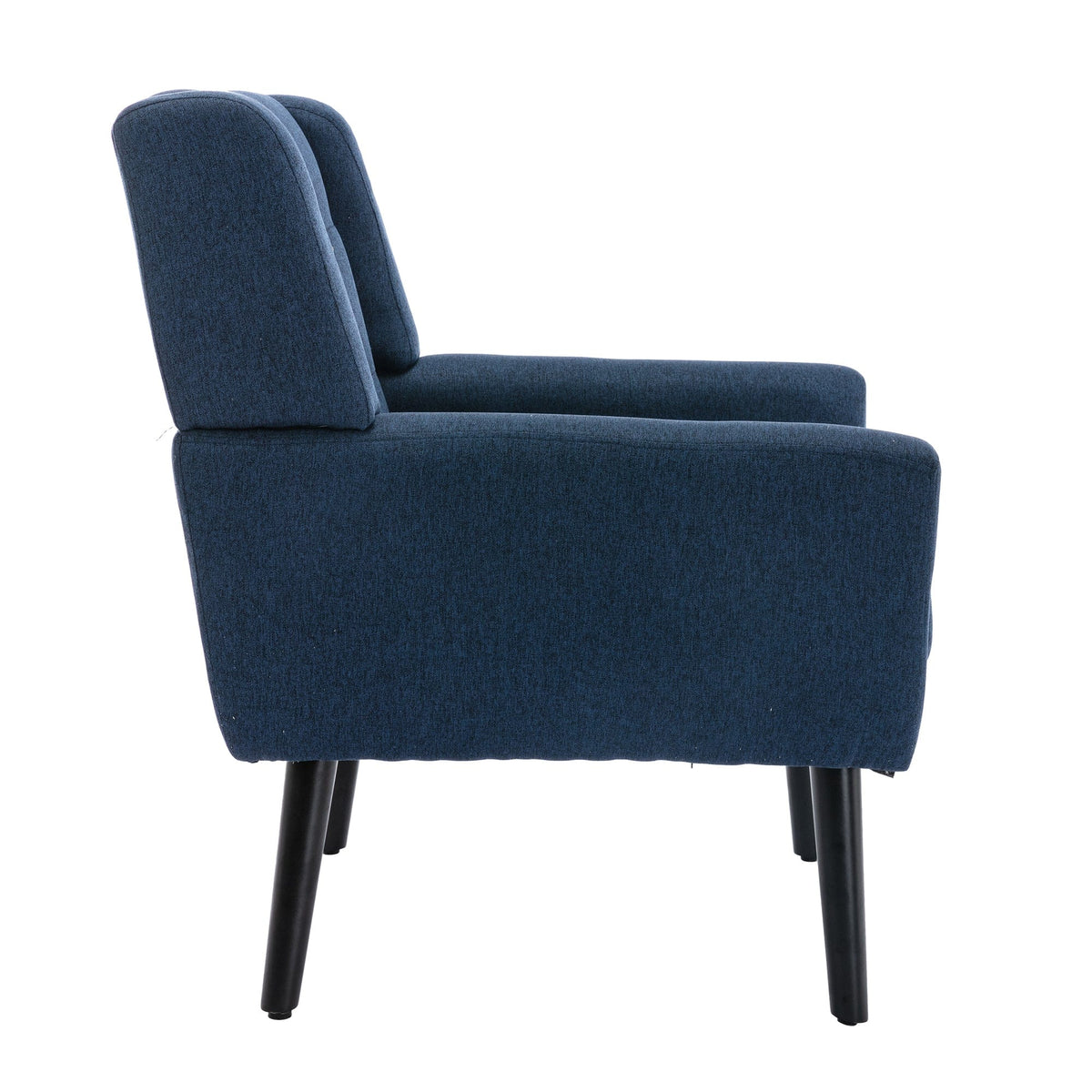 THE FURNITURE CO. Accent Chair Modern Soft Blue Linen Blend Upholstered Accent Chair