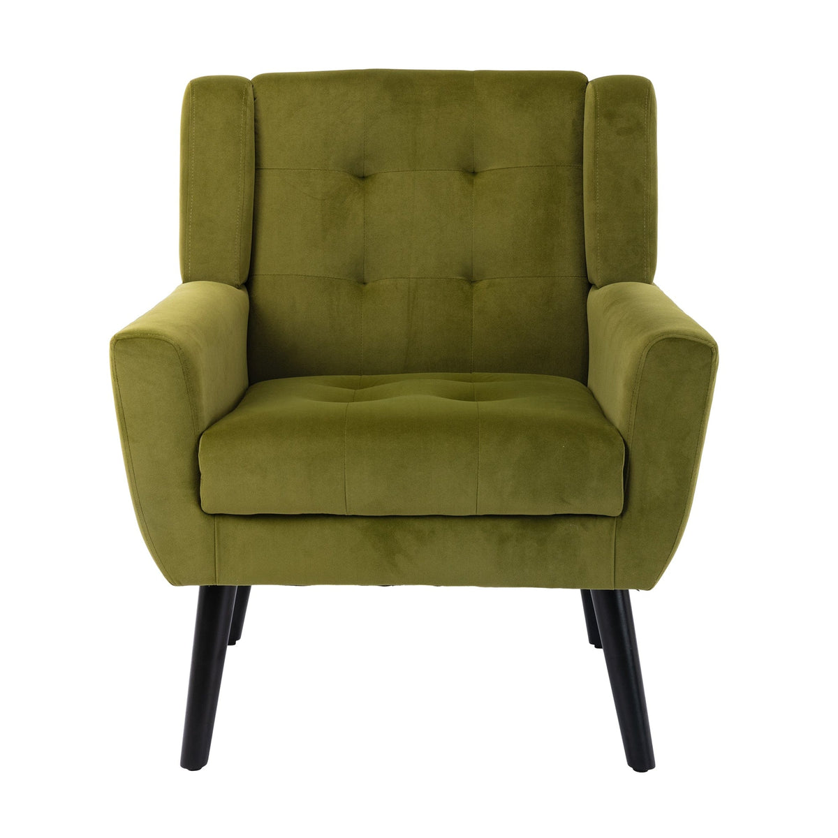 THE FURNITURE CO. Accent Chair Modern Soft Green Velvet Accent Chair