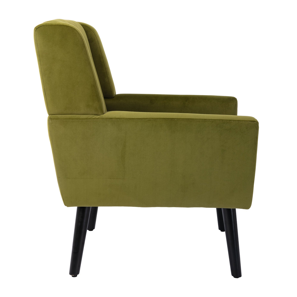 THE FURNITURE CO. Accent Chair Modern Soft Green Velvet Accent Chair