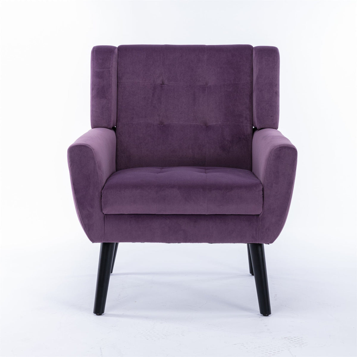 THE FURNITURE CO. Accent Chair Modern Soft Lavender Purple Velvet Accent Chair