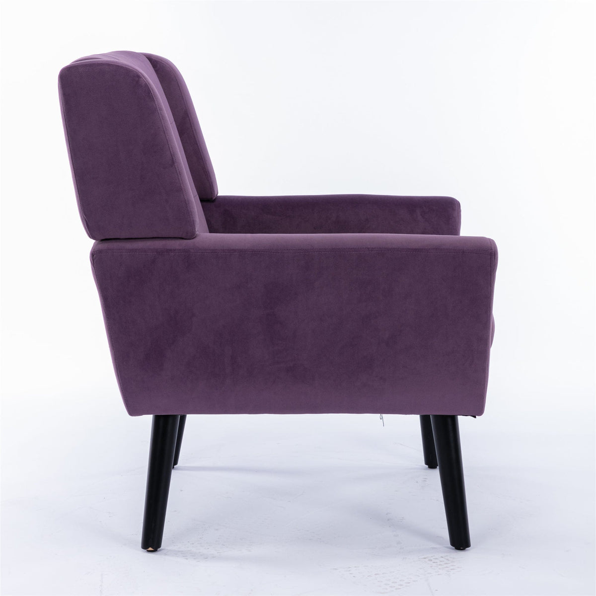 THE FURNITURE CO. Accent Chair Modern Soft Lavender Purple Velvet Accent Chair