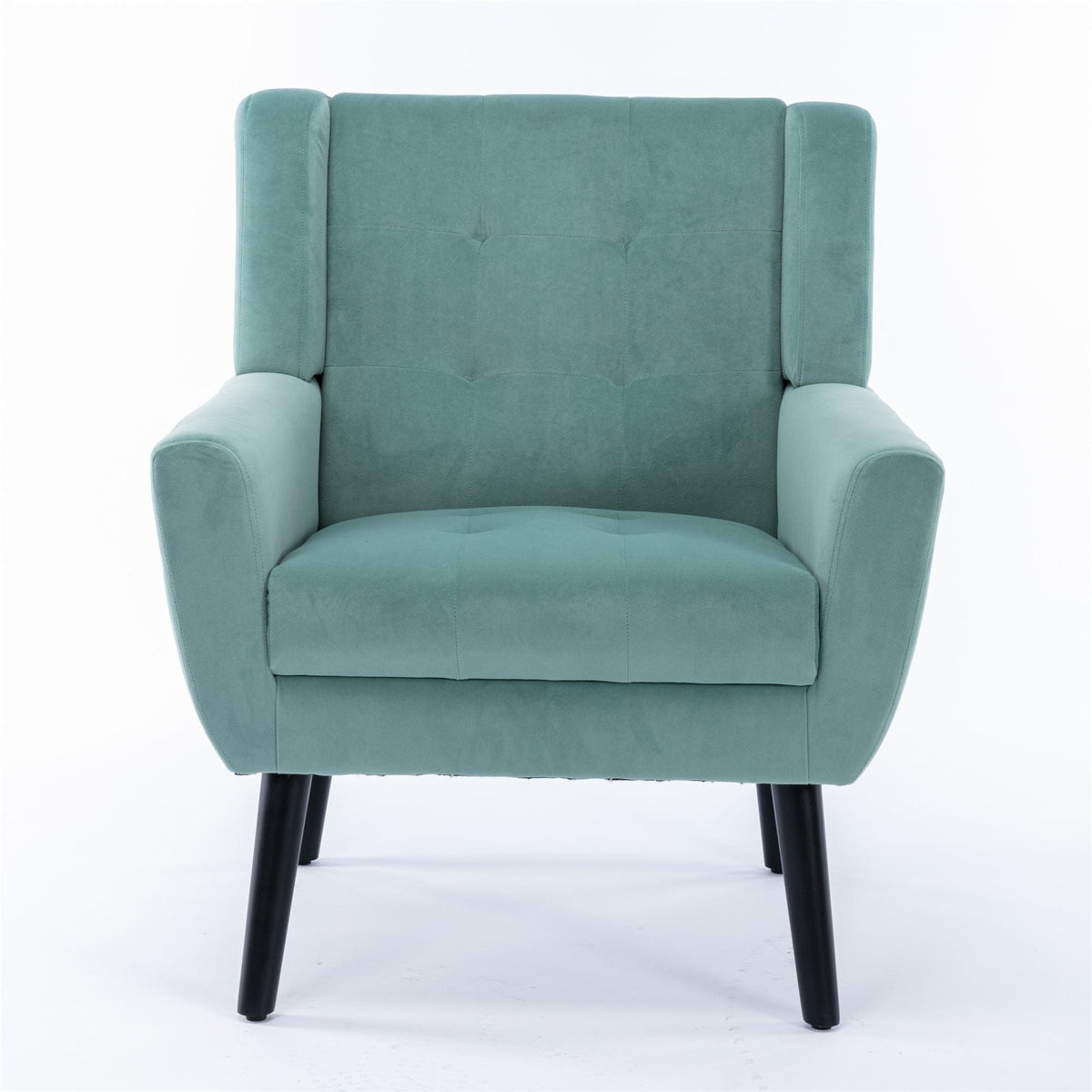 THE FURNITURE CO. Accent Chair Modern Soft Mint Green Velvet Accent Chair