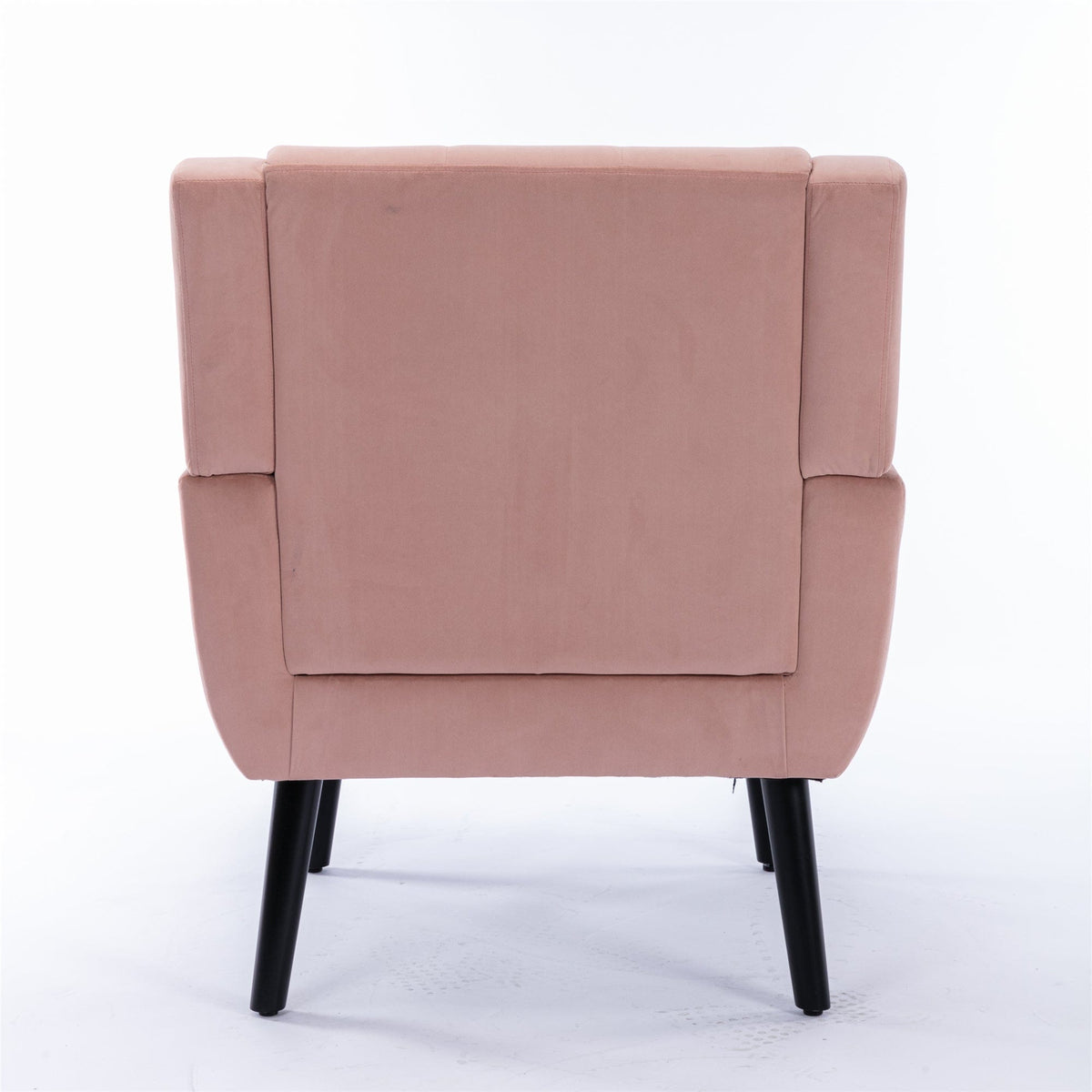 THE FURNITURE CO. Accent Chair Modern Soft Pink Velvet Upholstered Accent Chair