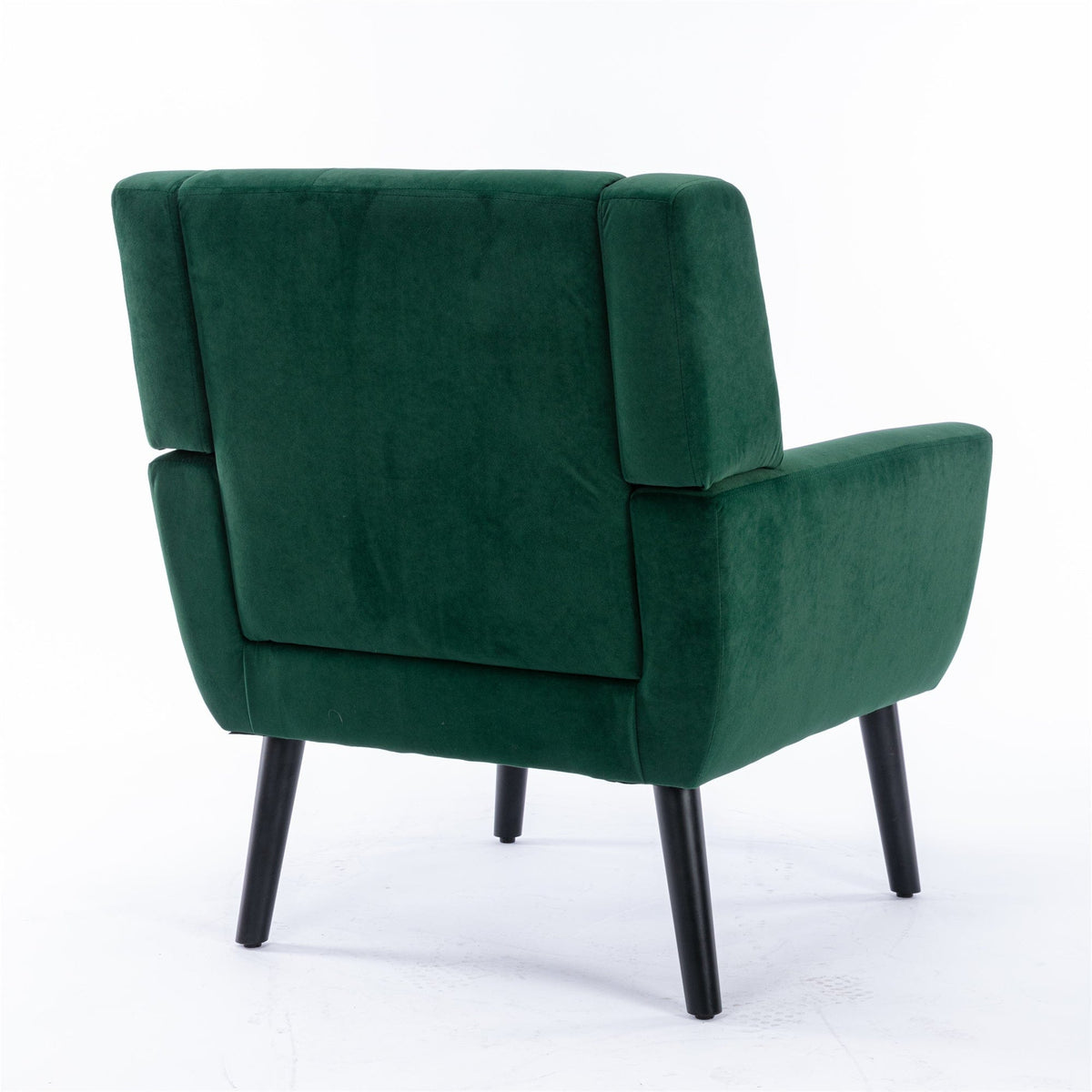 THE FURNITURE CO. Accent Chair Modern Soft Retro Green Velvet Accent Chair