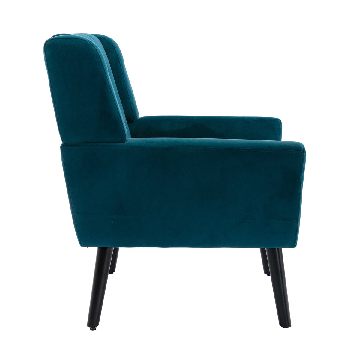 THE FURNITURE CO. Accent Chair Modern Soft Teal Velvet Upholstered Accent Chair