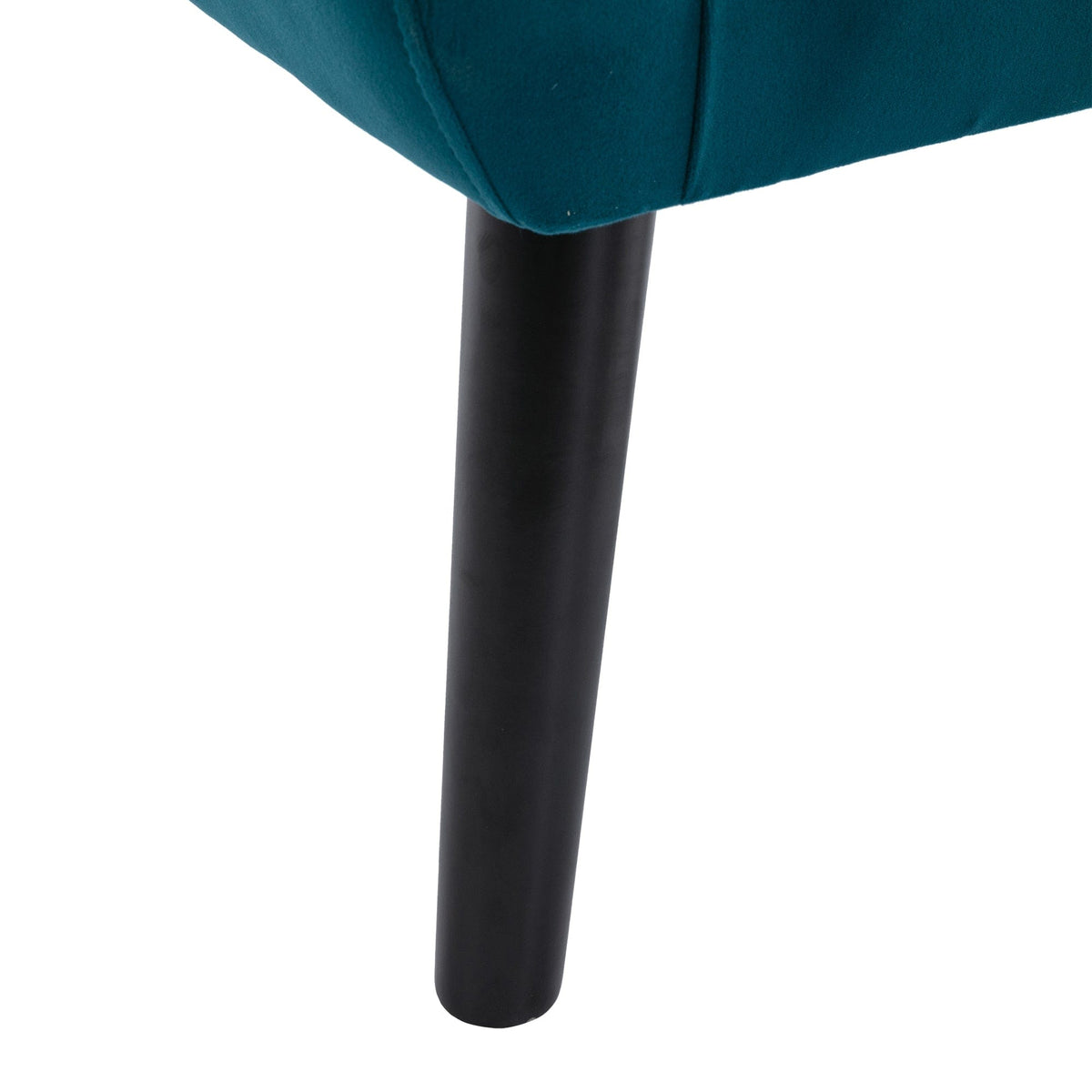THE FURNITURE CO. Accent Chair Modern Soft Teal Velvet Upholstered Accent Chair