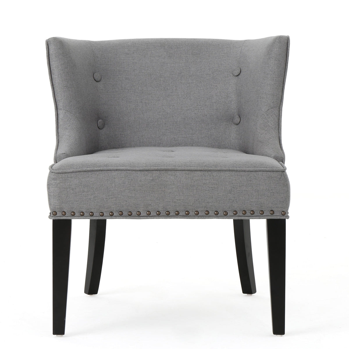 THE FURNITURE CO. Accent Chair Occasional Accent Chair In Gray Fabric