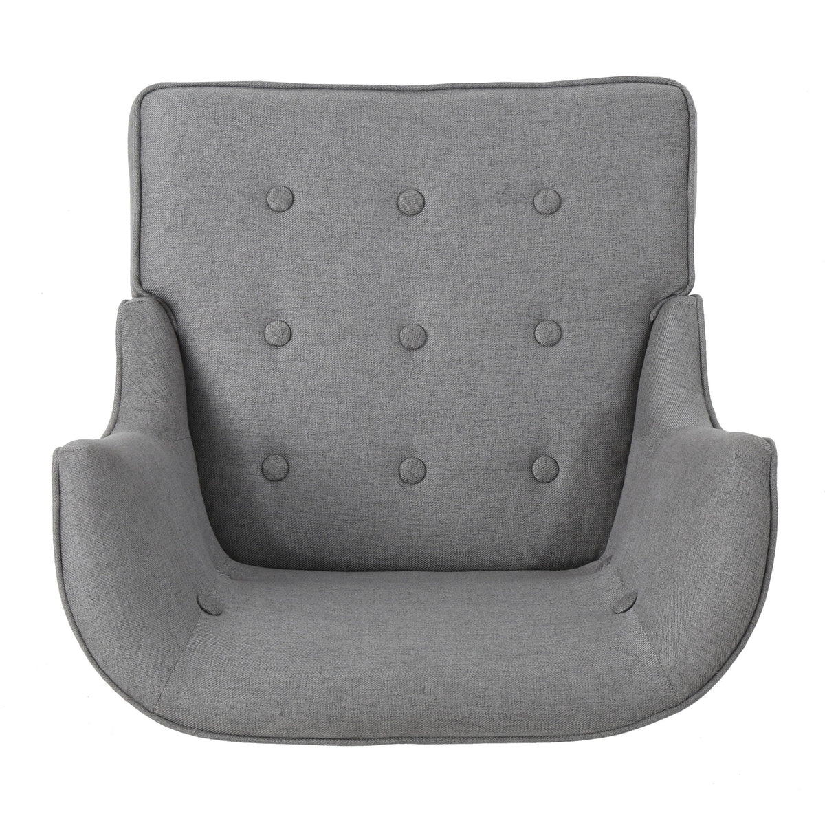 THE FURNITURE CO. Accent Chair Occasional Accent Chair In Gray Fabric