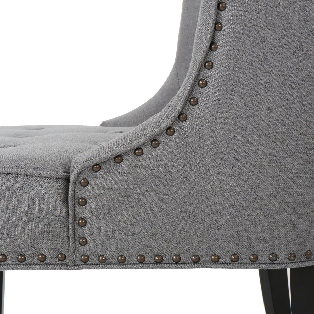 THE FURNITURE CO. Accent Chair Occasional Accent Chair In Gray Fabric