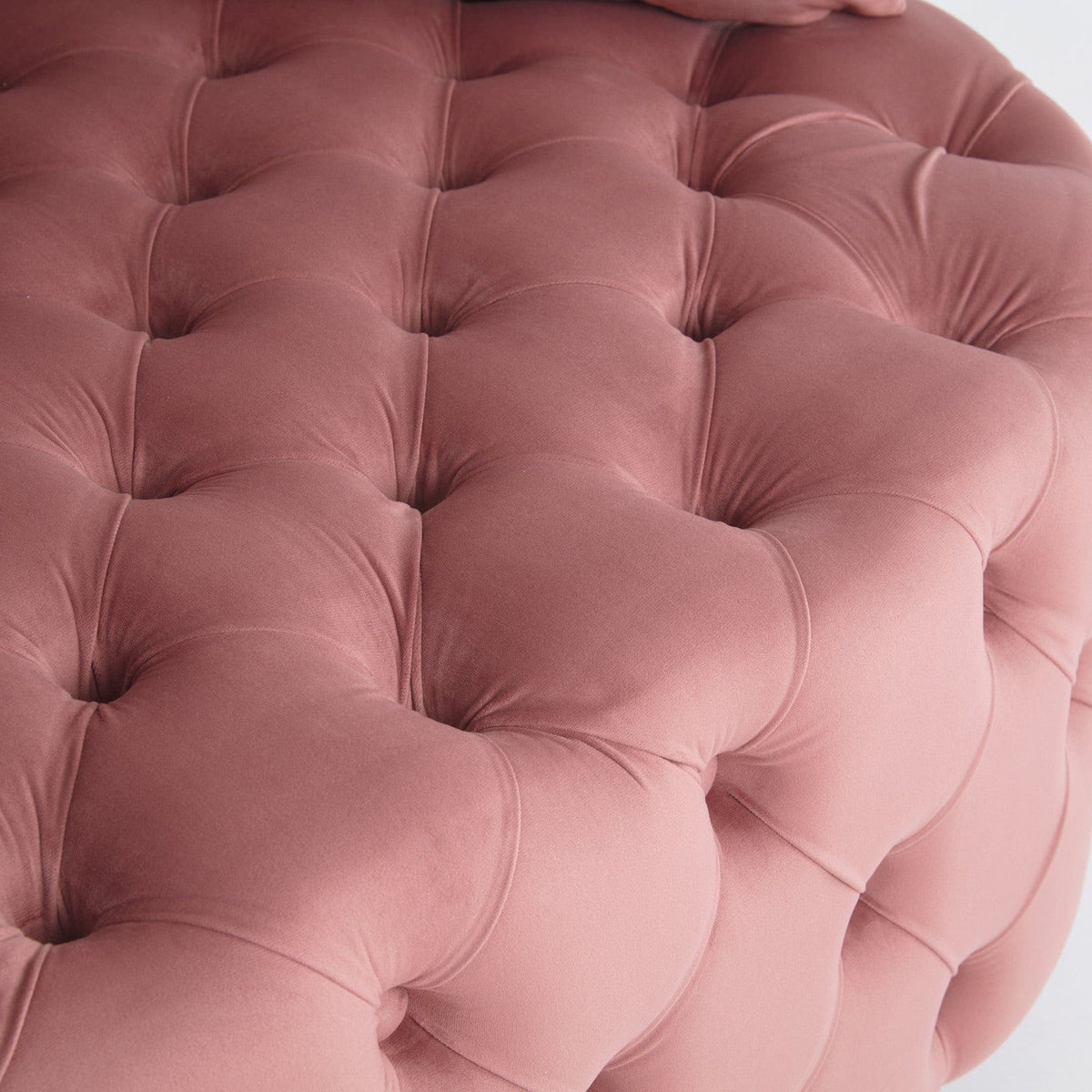 THE FURNITURE CO. Accent Chair Pink Velvet American Design Lounge Chair