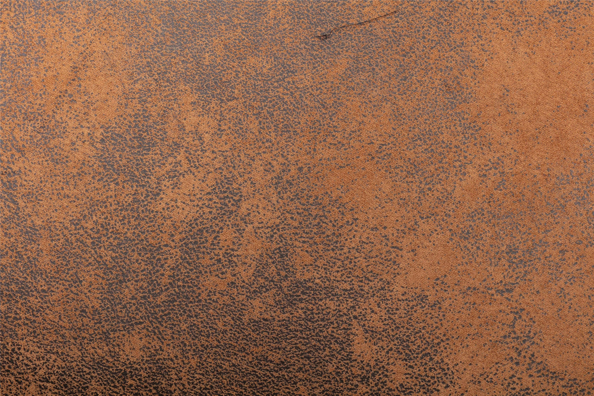 THE FURNITURE CO. Accent Chair Scandinavian Barrel Chair with Padded Armrests and Solid Wood Legs in Coffee