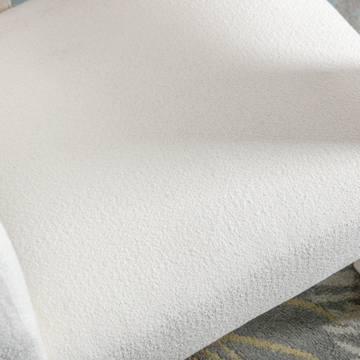 THE FURNITURE CO. Accent Chair Set of Two Contemporary Beige Linen Accent Chair