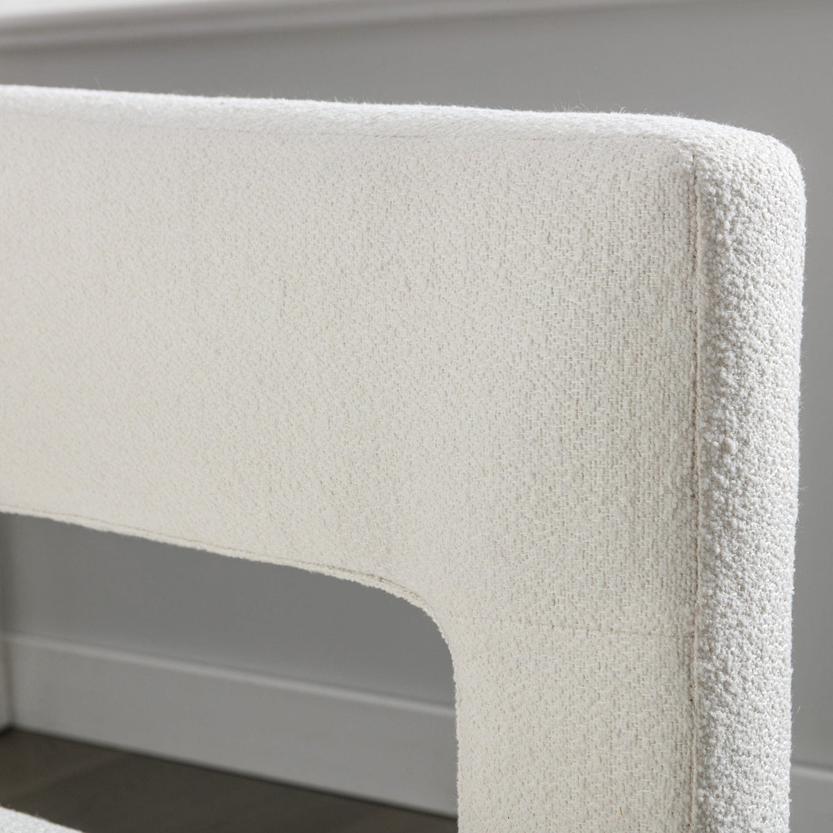 THE FURNITURE CO. Accent Chair Set of Two Contemporary Beige Linen Accent Chair