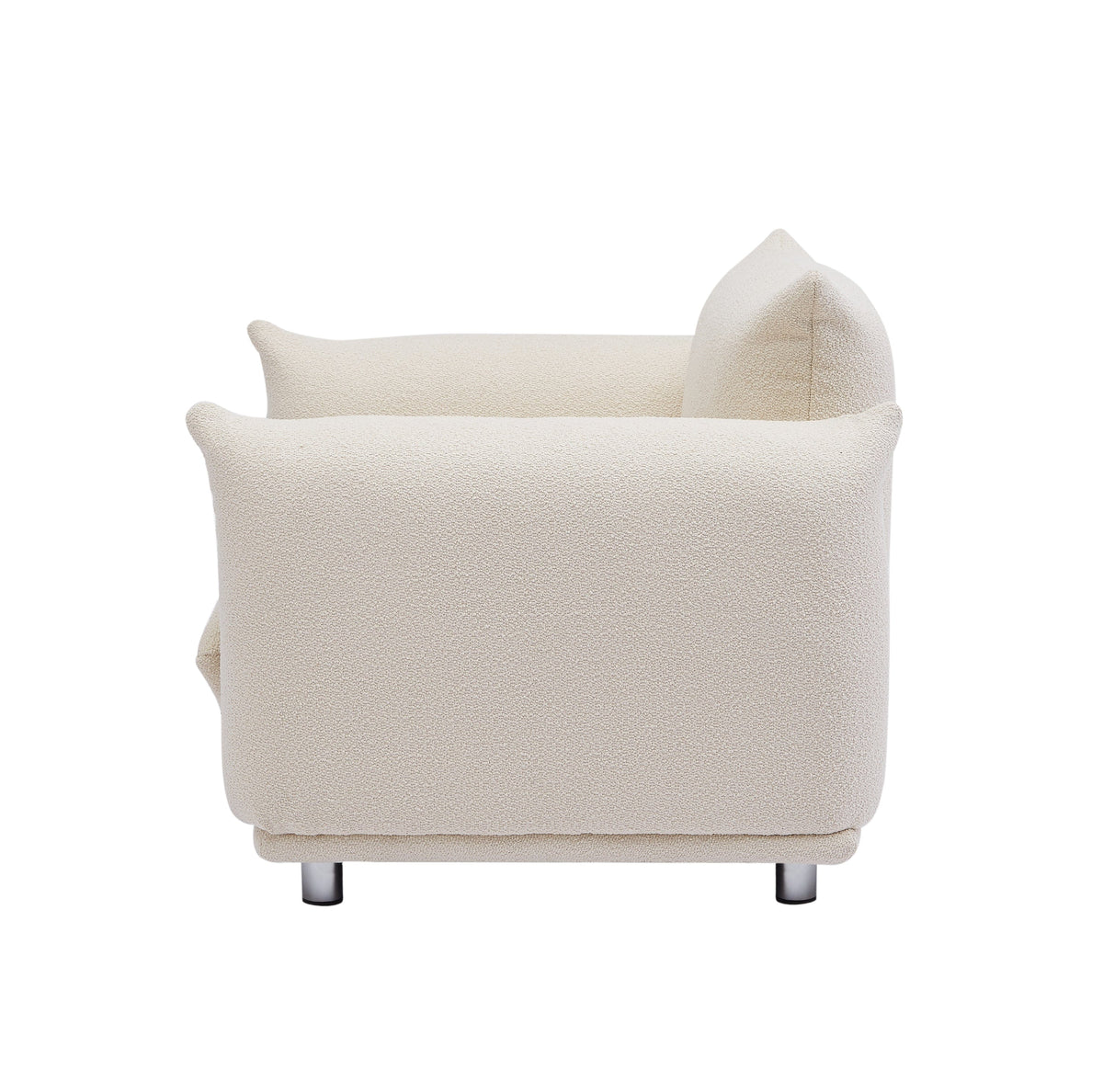 THE FURNITURE CO. Accent Chair Sherpa Beige Accent Chair For Stylish Living Spaces