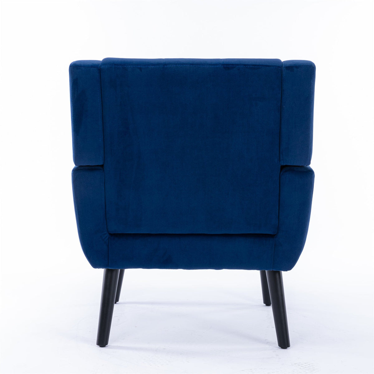 THE FURNITURE CO. Accent Chair Soft Modern Blue Velvet Upholstered Accent Chair