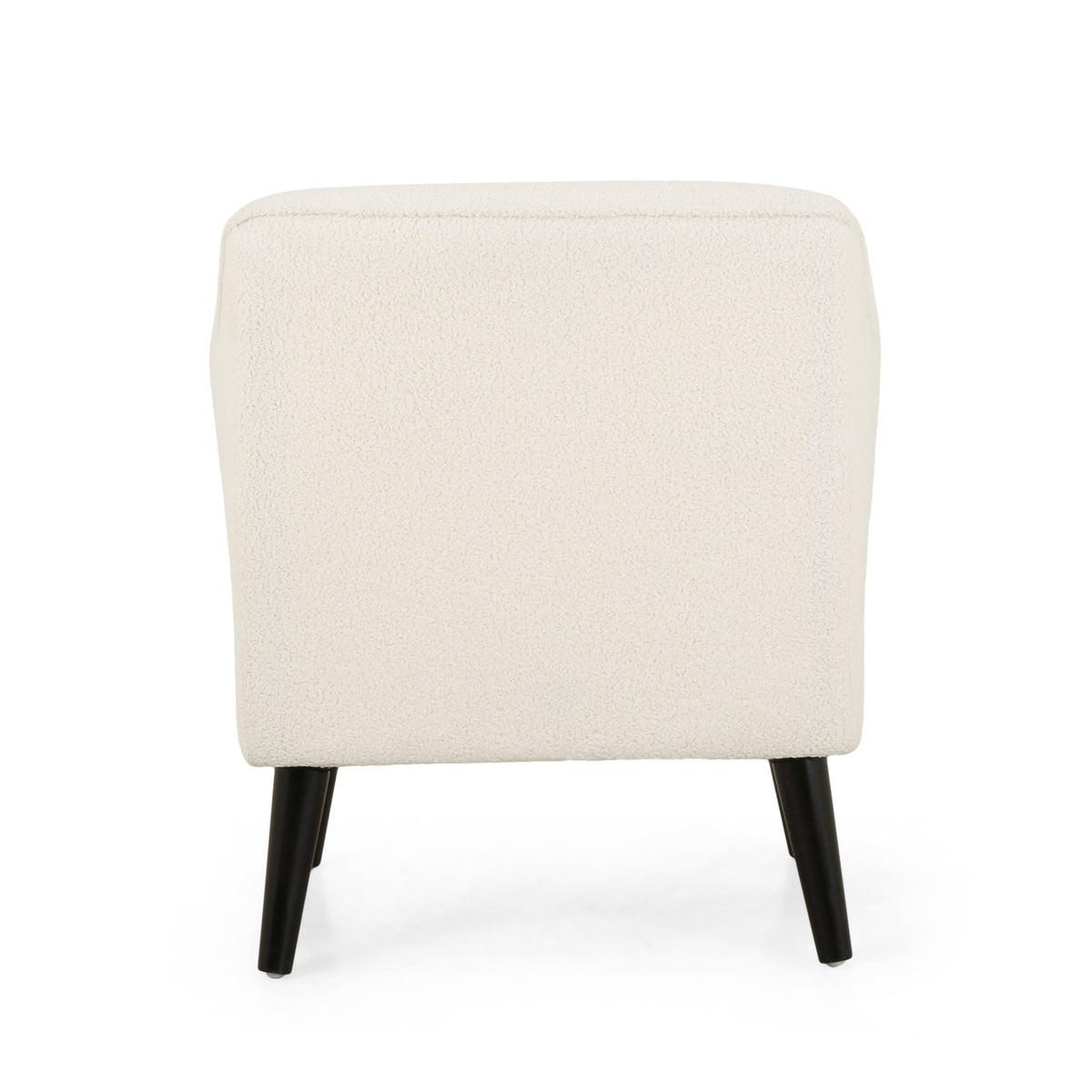 THE FURNITURE CO. Accent Chair Stylish Upholstered Armchair In Ivory Fabric