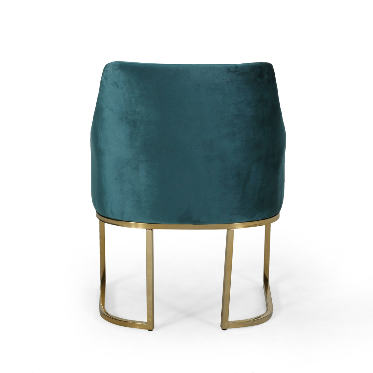 THE FURNITURE CO. Accent Chair Teal Altay Velvet Modern Glam Armchair