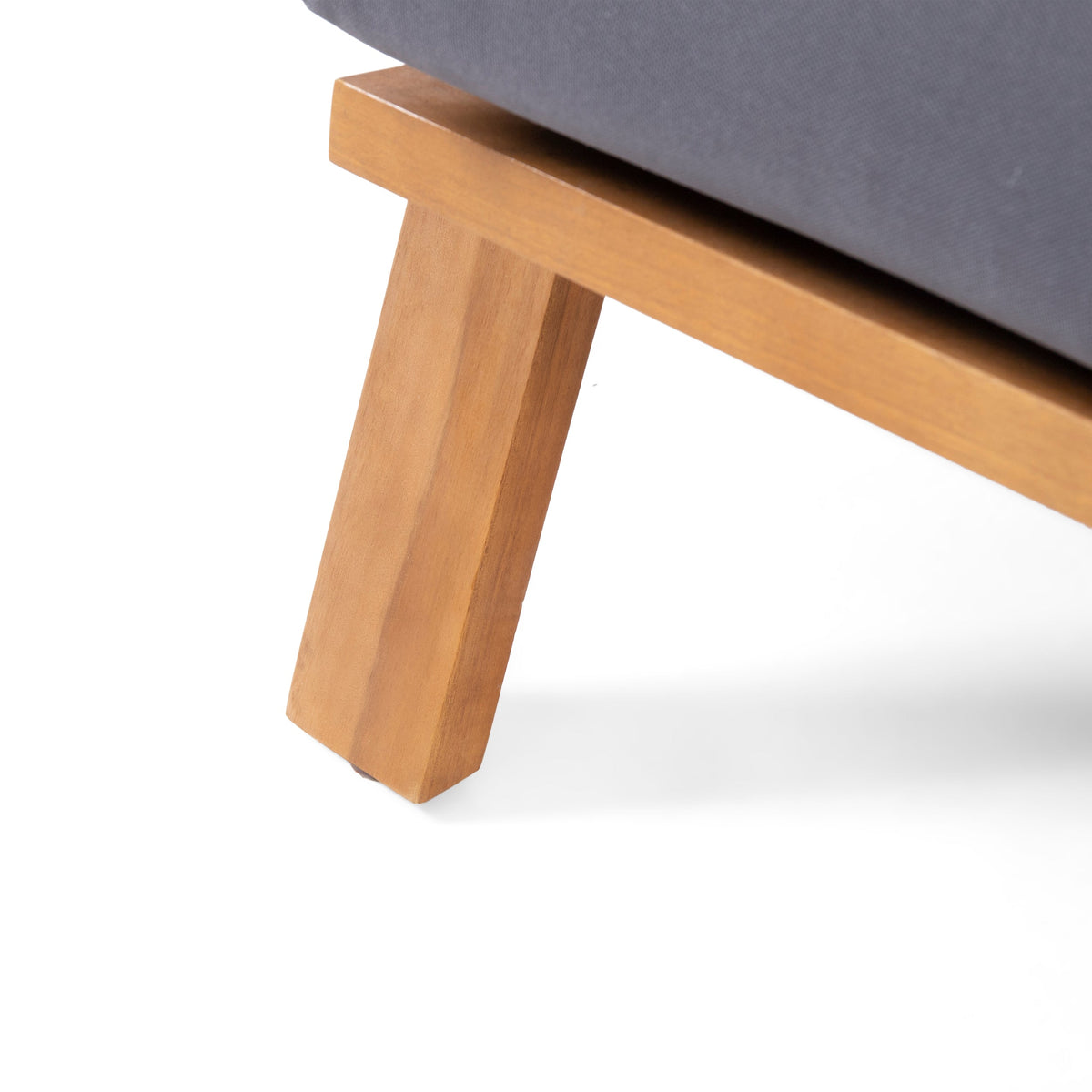 THE FURNITURE CO. Accent Chair Two Dark Gray Acacia Wood Adirondack Chair