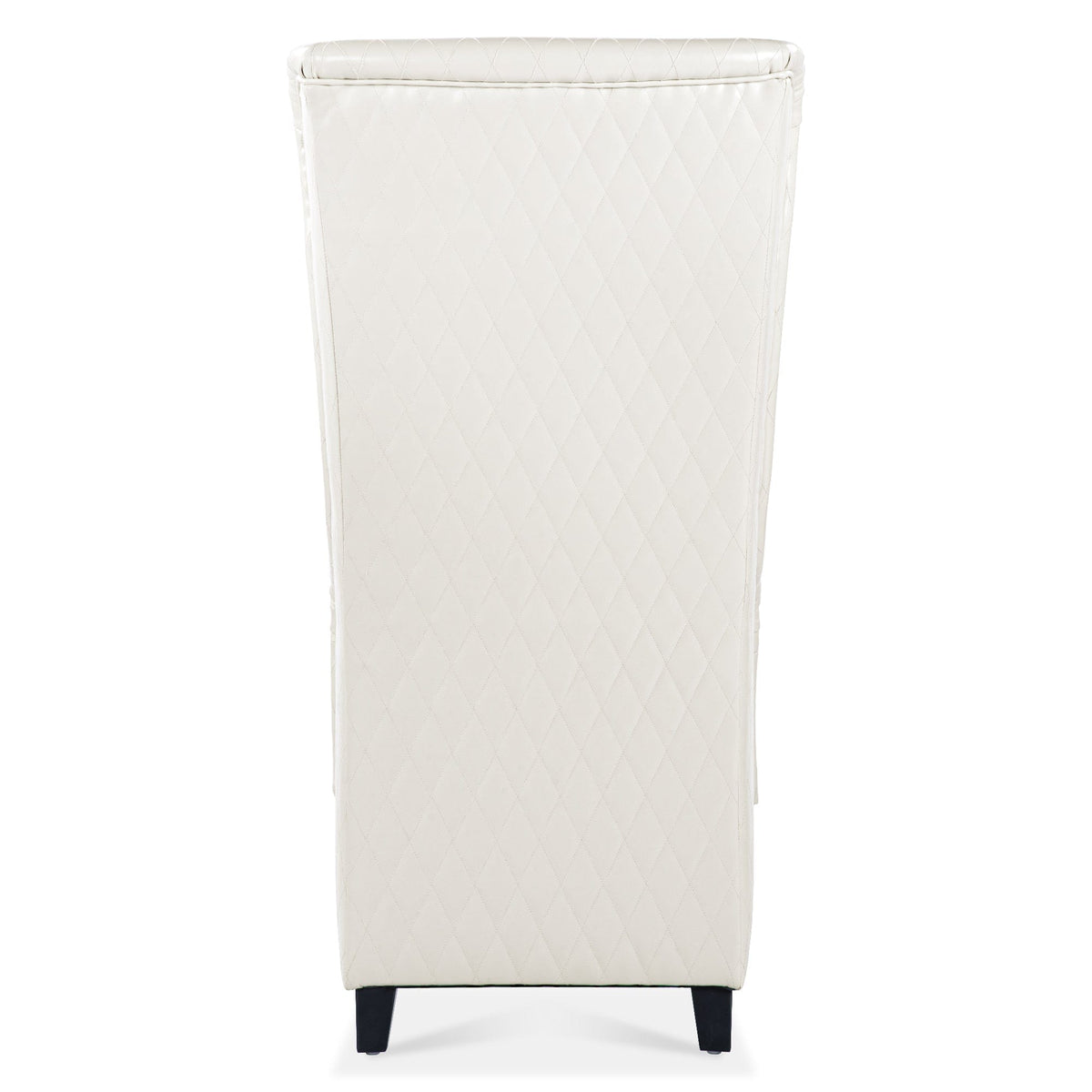 THE FURNITURE CO. Accent Chair Wide Faux Leather High-Back Accent Chair