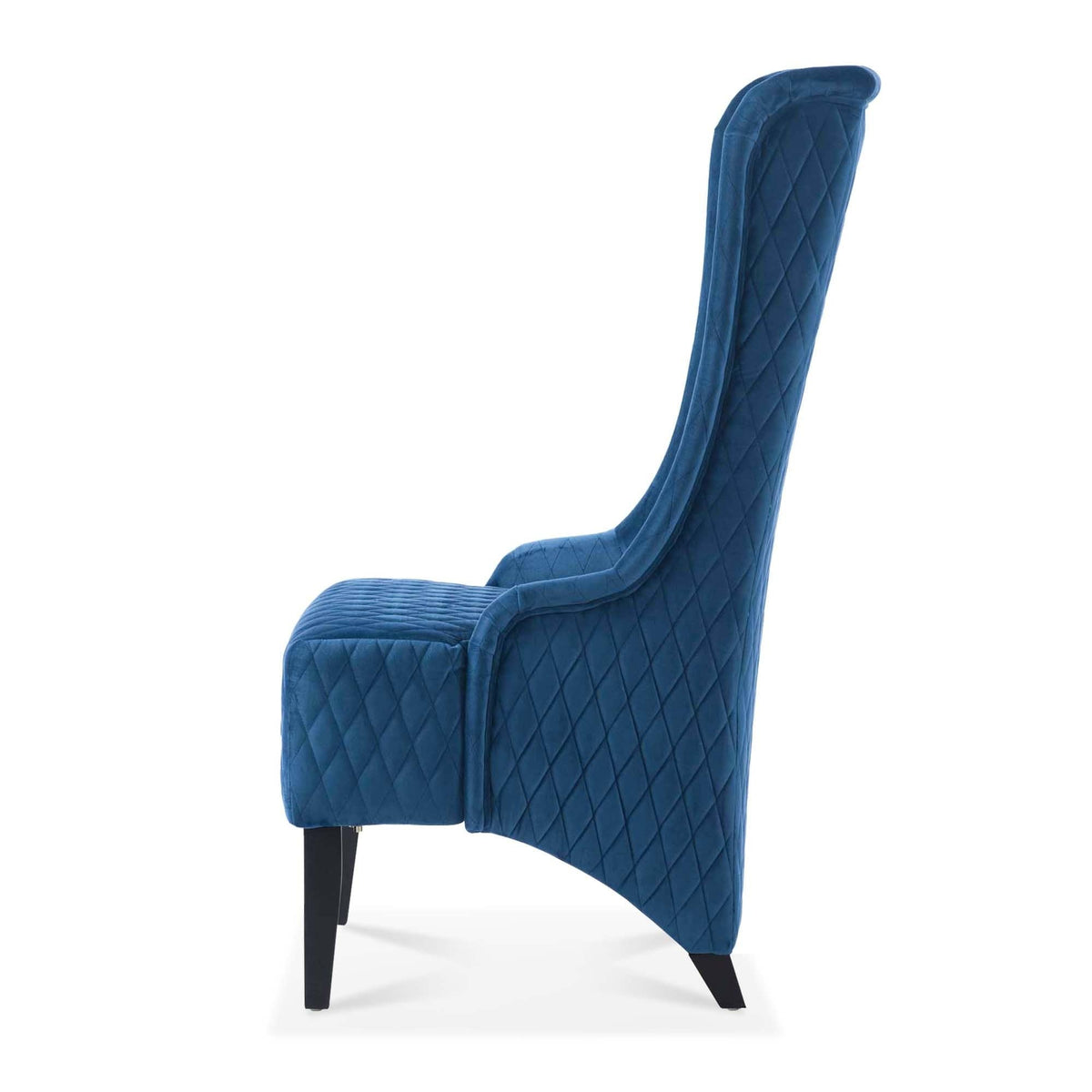 THE FURNITURE CO. Accent Chair Wide High Wingback Velvet Accent Chair