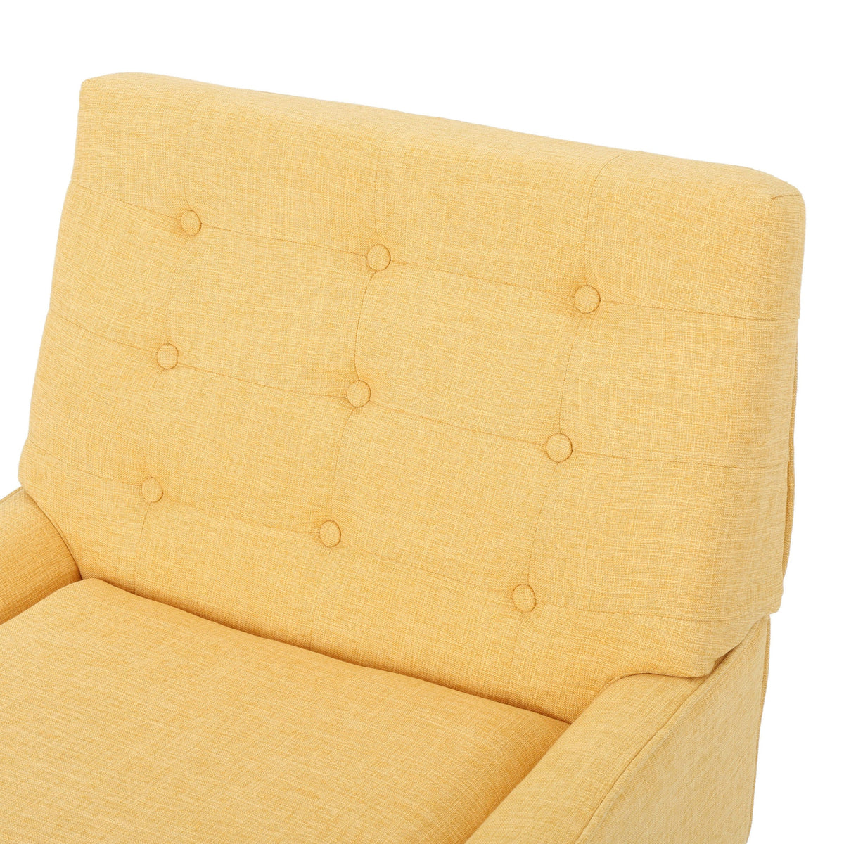 THE FURNITURE CO. Accent Chair Yellow Brooke Retro Club Chair