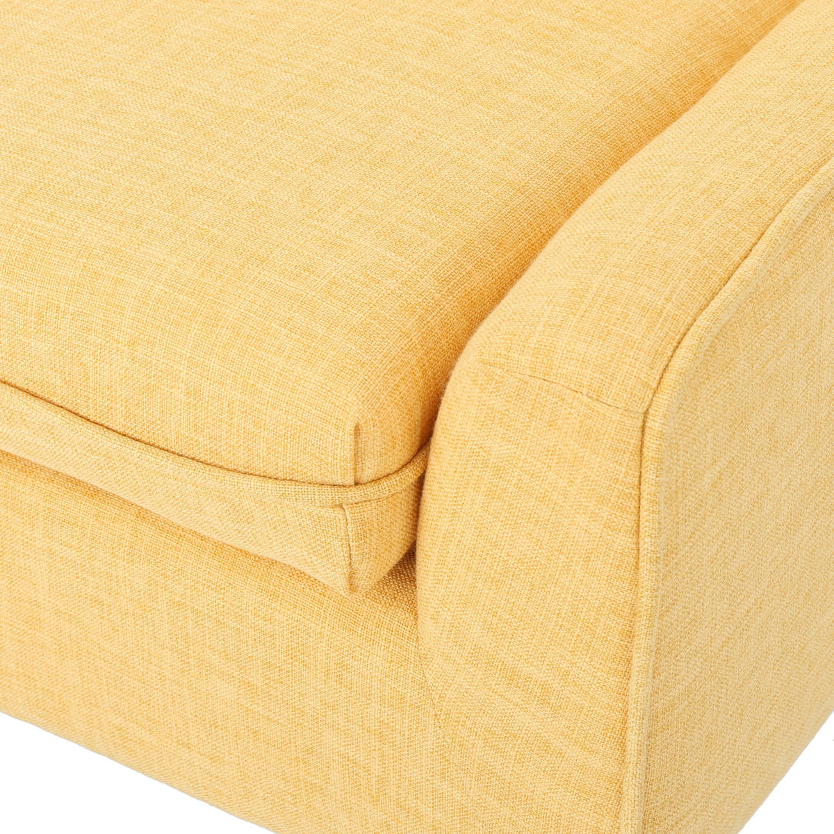 THE FURNITURE CO. Accent Chair Yellow Brooke Retro Club Chair