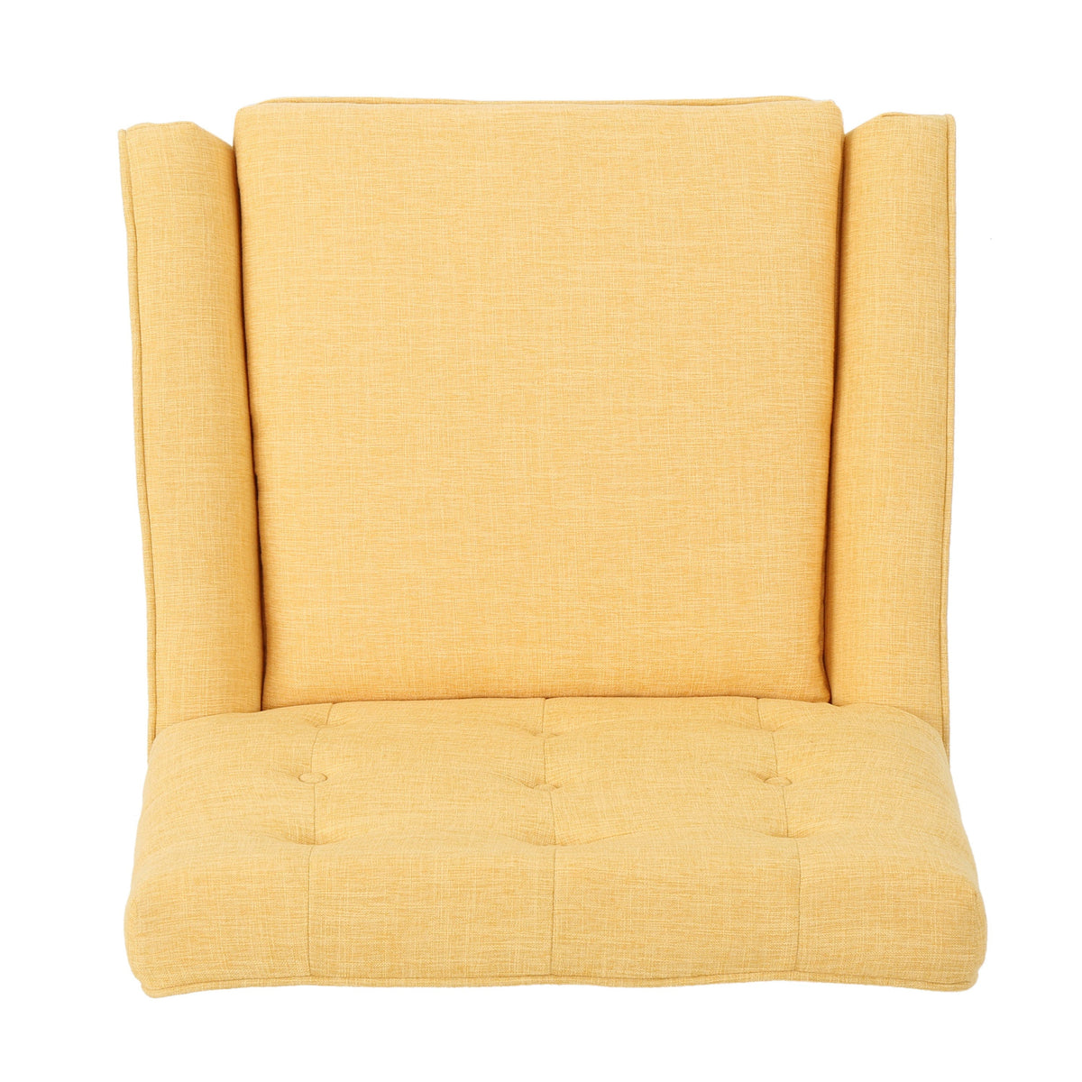 THE FURNITURE CO. Accent Chair Yellow Brooke Retro Club Chair