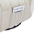 THE FURNITURE CO. Bean Bag Chair Cosy Elegant Velvet Beige Lazy Chair With Side Pocket